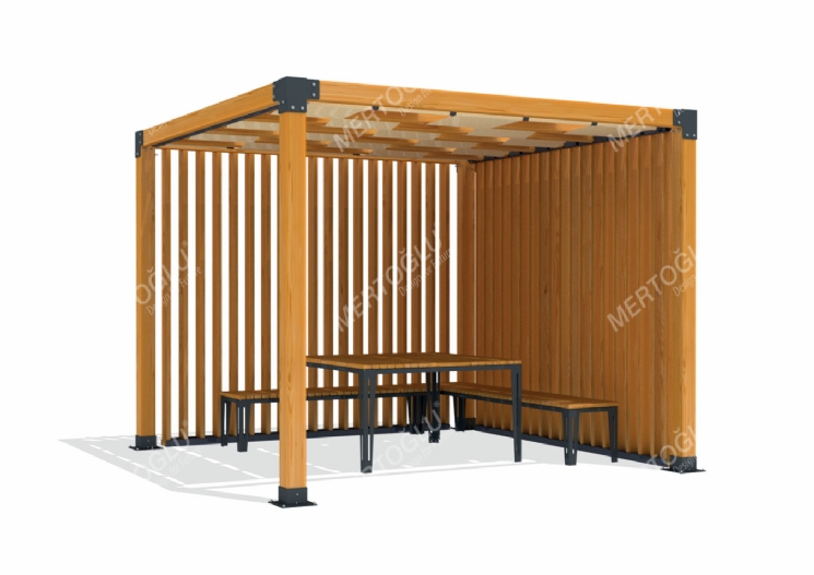 SimpliCity Tekli Ahşap Pergola Mwc-132d