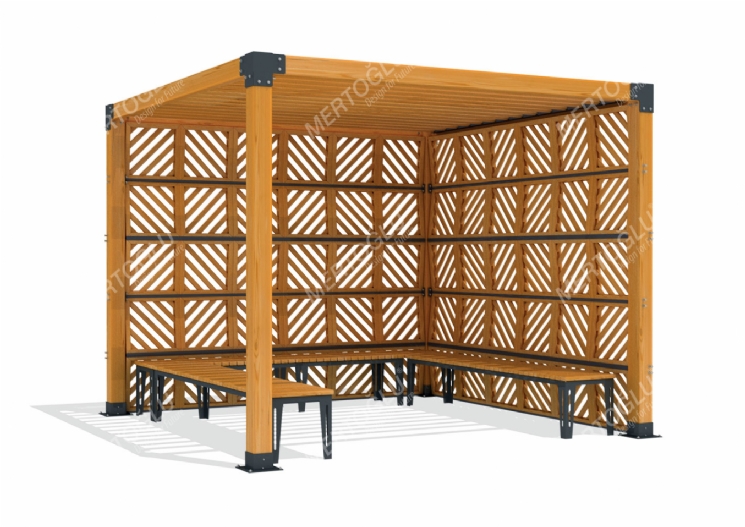 SimpliCity Tekli Ahşap Pergola Mwc-141c