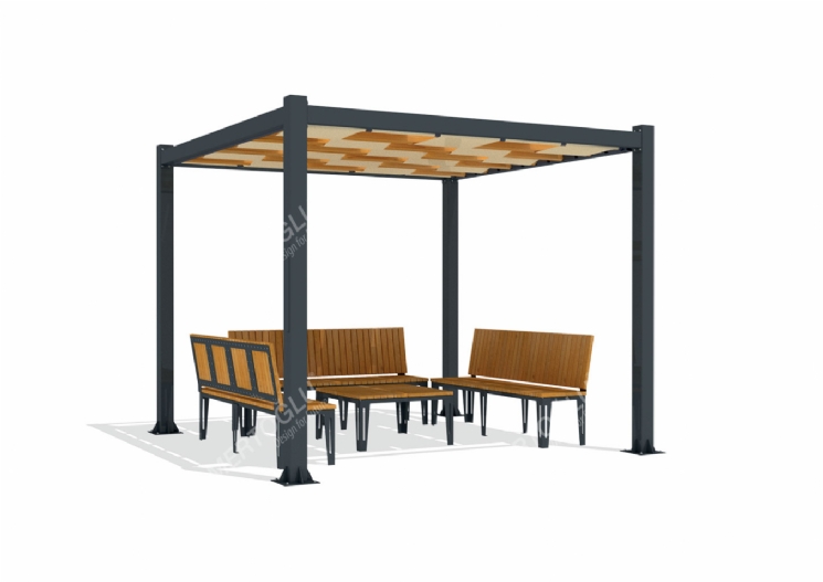 SimpliCity Tekli Metal Pergola Mmc-102b