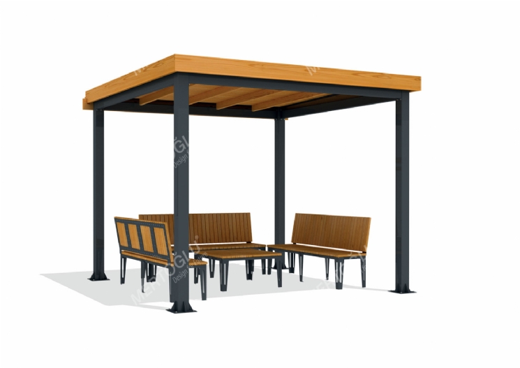 SimpliCity Tekli Metal Pergola Mmc-103b