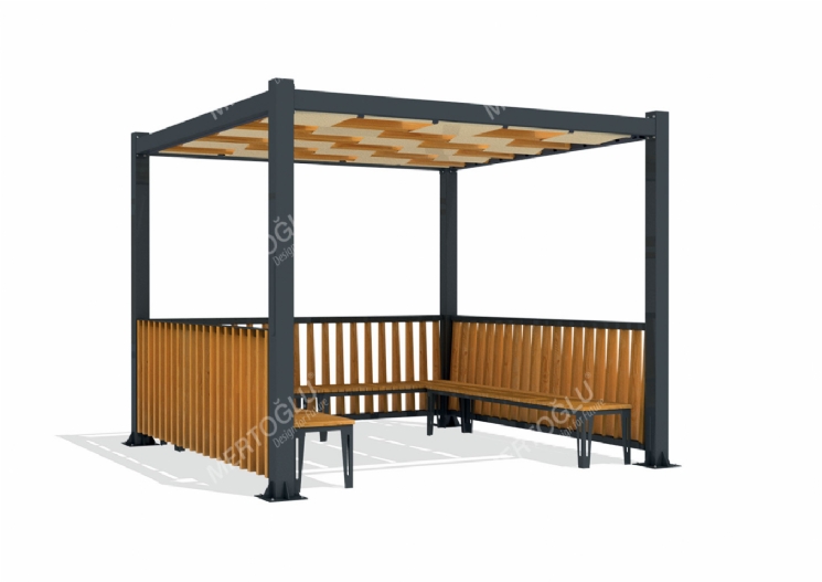 SimpliCity Tekli Metal Pergola Mmc-112c