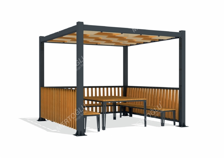 SimpliCity Tekli Metal Pergola Mmc-112d
