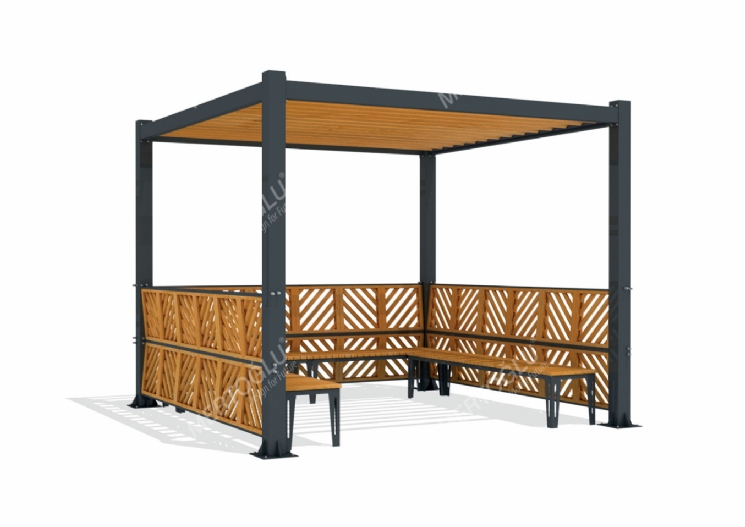 SimpliCity Tekli Metal Pergola Mmc-121c