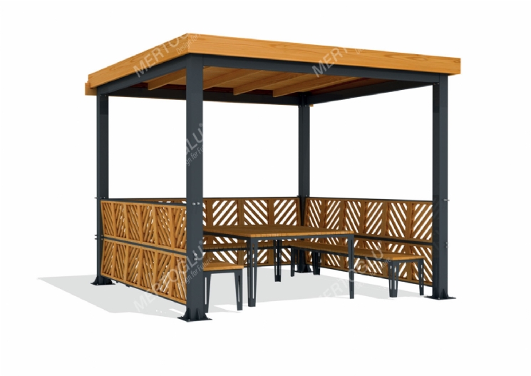 SimpliCity Tekli Metal Pergola Mmc-123d