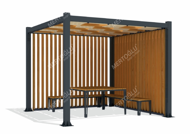 SimpliCity Tekli Metal Pergola Mmc-132d