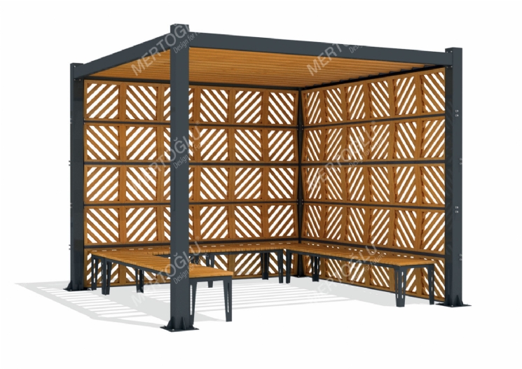 SimpliCity Tekli Metal Pergola Mmc-141c