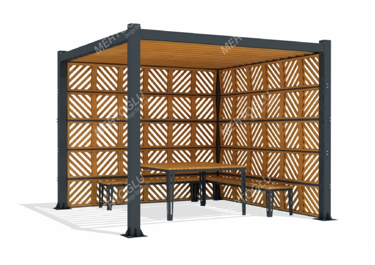 SimpliCity Tekli Metal Pergola Mmc-141d