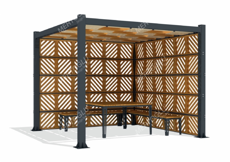 SimpliCity Tekli Metal Pergola Mmc-142d