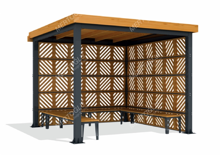SimpliCity Tekli Metal Pergola Mmc-143c