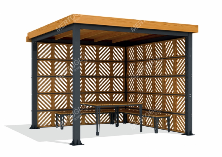 SimpliCity Tekli Metal Pergola Mmc-143d