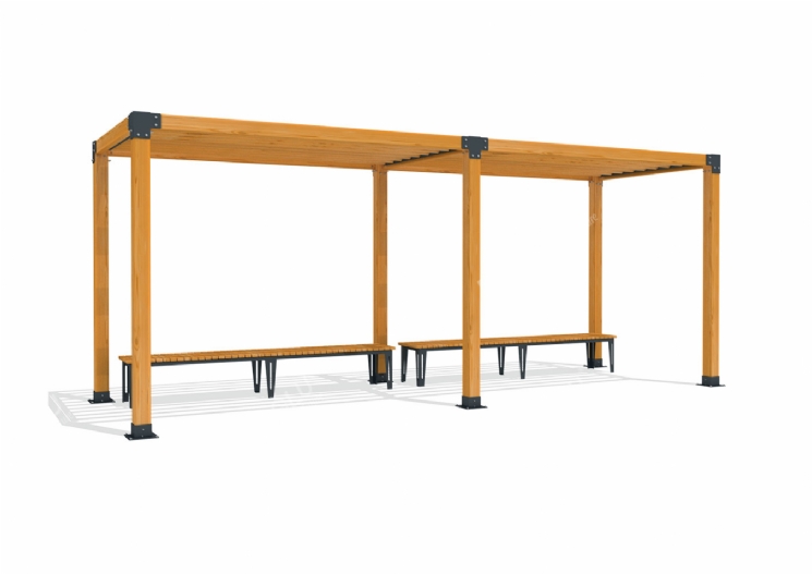 SimpliCity Thin Ahşap Pergola Mws-201