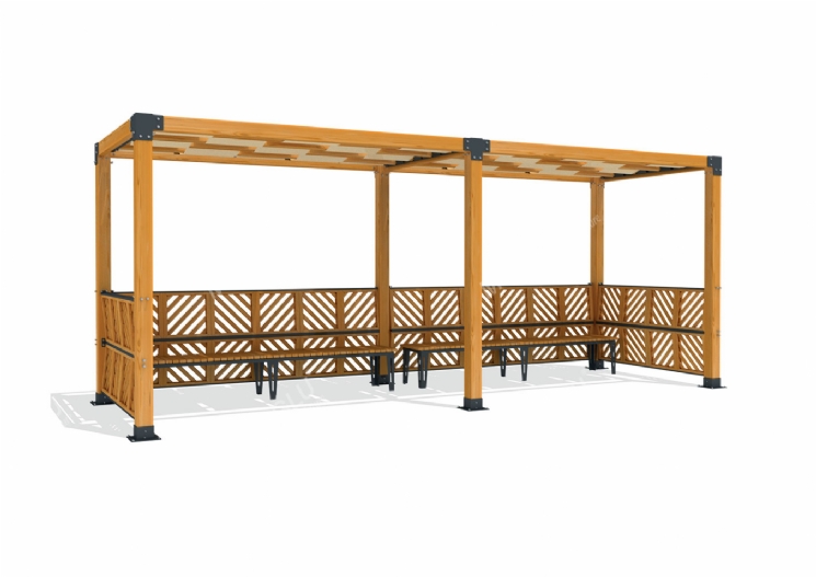 SimpliCity Thin Ahşap Pergola Mws-222