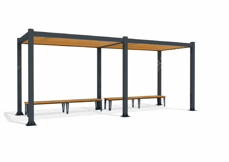 SimpliCity Thin İkili Metal Pergola Mms-201