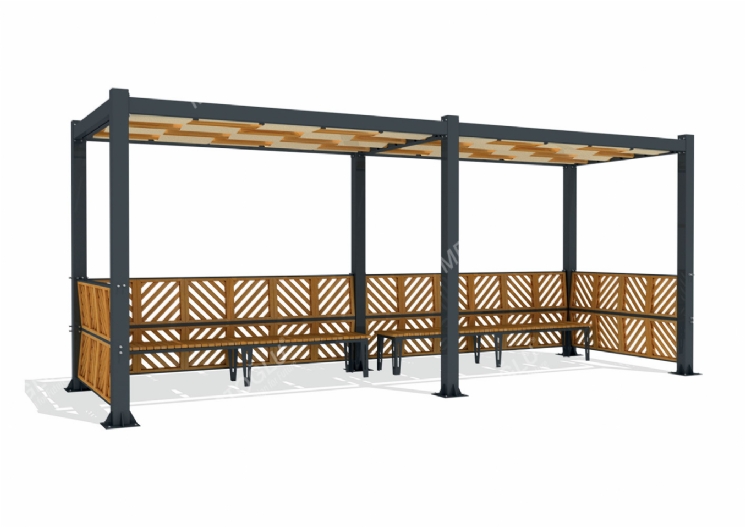 SimpliCity Thin İkili Metal Pergola Mms-222