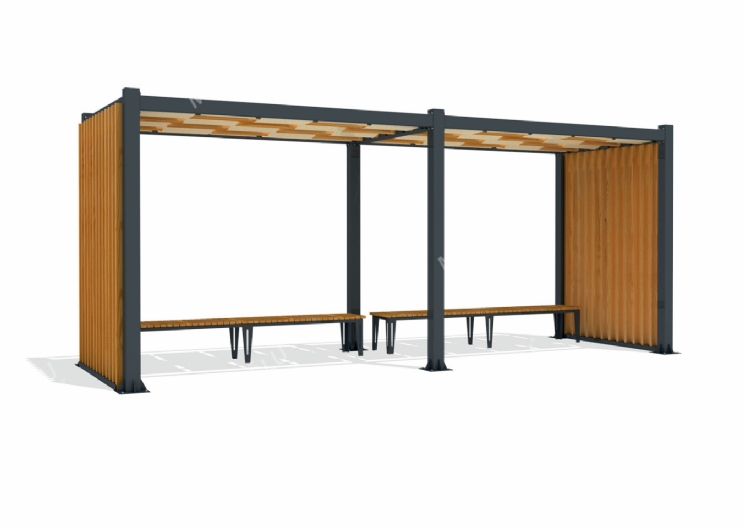 SimpliCity Thin İkili Metal Pergola Mms-232