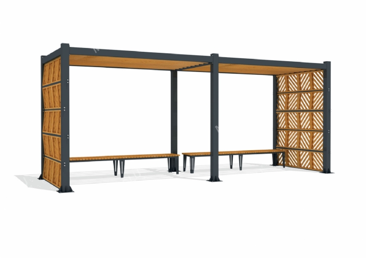 SimpliCity Thin İkili Metal Pergola Mms-241